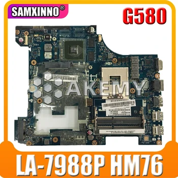 LA-7988P G580 bundkort Til Lenovo G580 LA-7988P REV:1.0 laptop bundkort HM76 Test bundkort