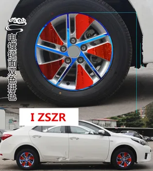 Kulfiber /Forgyldt Lyst Høje Ende Fælge / Hjul Klistermærke Til Toyota Corolla Z2CA582