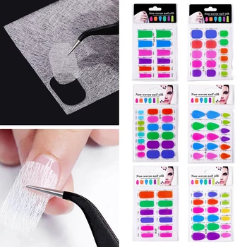 2x Nail Art Glasfiber til Negle Forlængelse Form UV Gel Bygning Manicure DIY
