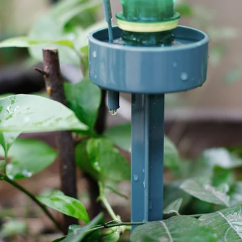 12 Automatisk Vanding Enhed Diy Flaske Kunstvanding Drikke Springvand Drop Dyse Sprinkleranlæg Tid Vanding Blomst