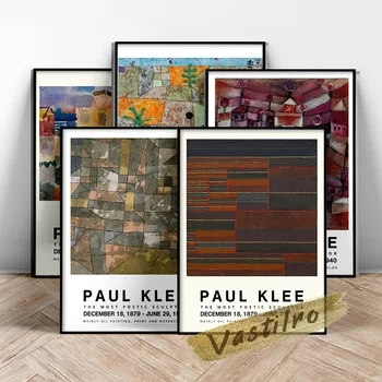 Paul Klee Berømte Klassiske Plakat, Klee Rose Garden Sydlige Haver Art Prints, Soveværelse Væg Udsmykning, Nordtyske By Maleri