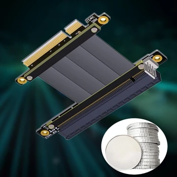 R83SF-PW PCIe X8 til PCIe X16-Extension Kabel-Riser Kabel Støtte RTX3060 Grafikkort for BTC Miner Minedrift