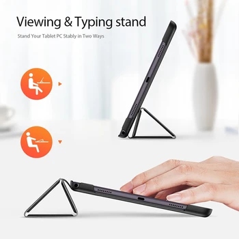 Vend Tablet etui til Samsung Tab A7 2020 10.4 Magnetiske Dække Anti-Slip PU Læder taske Tablet Stå