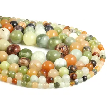 Jade Runde Perler 4 6 8 10 12 mm Temperament Naturlige Perler til Smykker at Gøre Diy Smykker Tilbehør