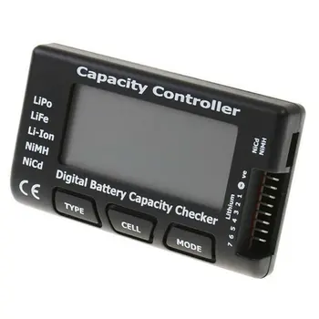 Digital Batteri Kapacitet Checker Meter LiPo Liv Li-ion Nicd-NiMH-Batteri Spænding Kapacitet Tester Kontrol CellMeter7