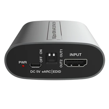 Hdmi Audio Splitter Audio Extractor Hdmi-Extractor 4K-60Hz 18Gbps Hdmi Earc Emhætte