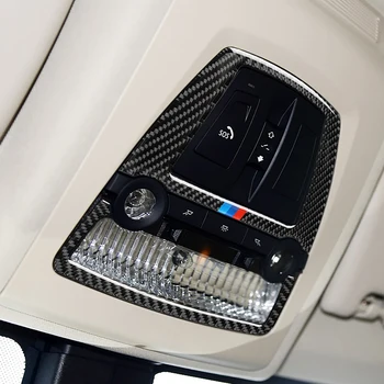 BMW F10 2011-2017 Bilen Klistermærker Dome Læsning Lys, Dekoration Carbon Fiber Frame Cover Trim Tilbehør