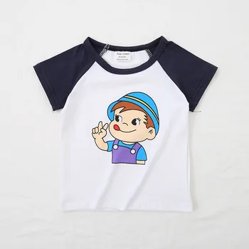 Toddler Girls T-shirts Bomuld Casual t-Shirts til Drenge Tegnefilm Print Kids Tøj 2019 Sommeren, lille Barn, Baby Tøj, Nye Ankomst