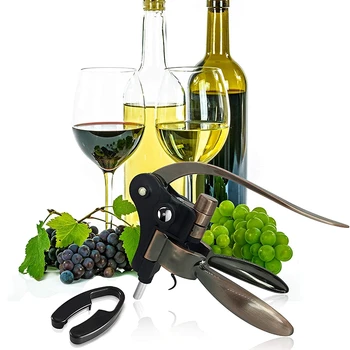 5-delt Sæt af Vin og Vin, Vin Proptrækker Sæt, Håndtag Type Vin Proptrækker