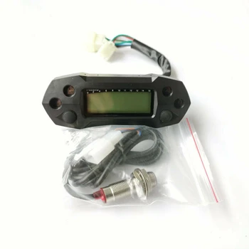 Motorcykel Speedometer LCD-Display Odemeter Elektrisk Indsprøjtning Karburator Meter