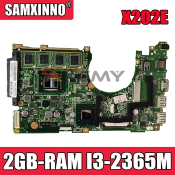 Akemy X202E Laptop bundkort til ASUS S200E X201E X201EP oprindelige bundkort 2GB-RAM I3-2365M