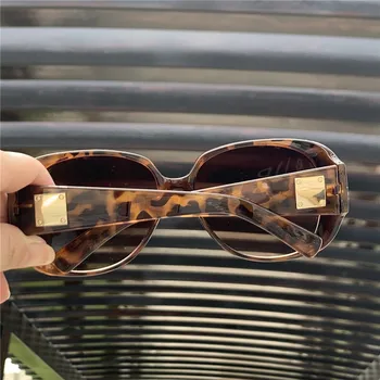Vazrobe Leopard Solbriller Kvinder Mode solbriller til Kvinder Brun Linse Nuancer UV400