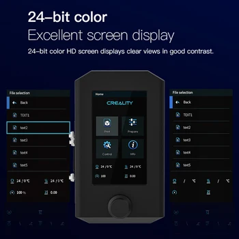Creality Ender-3 V2 Skærm Kit 4,3 Tommer Farve Skærm brugervenlig UI Interface 3D-Printer Reservedele til Ender 3 V2