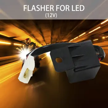 Bil motorcykel skifte Justerbar LED-blinklys-Indikatoren Blinker Lyset Flasher Relæ for de fleste 12V Til Yamaha til Honda