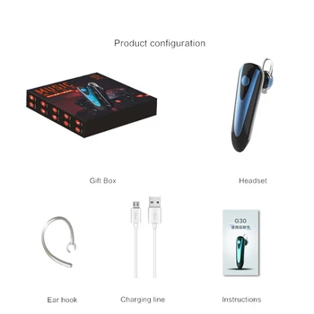 Ymesy 2021 Nye Sports Trådløse 5.0 Bluetooth Stereo Headset-Forretning Bil Opkald Mono-Headset, Trådløse Hovedtelefoner, Trådløse