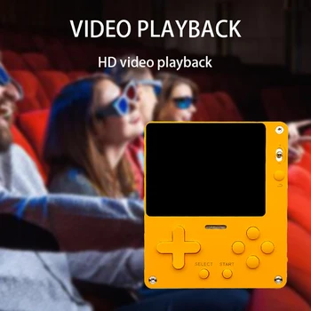 Håndholdte spillekonsol Retro Ultra-Tynd Mini-Spil Spiller med 1000+ Spil 2,8 Tommer Farve Tv for Børn / Voksne