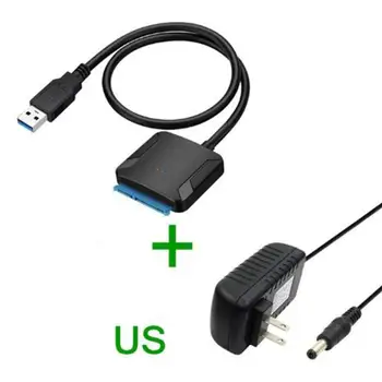 USB 3.0 og Sata Adapter USB3.0 Kabel Konverter Harddisk Kabel +12v, 2A vekselstrømsadapteren Til Windows 7/8 Mac OS