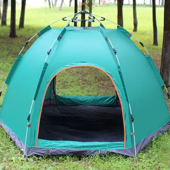Forældre-Barn-Camping Særlige Klatring Sekskantet Telt Udendørs Camping Camping Automatisk Telt Camping Telt