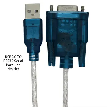 Fleksibelt Design USB til RS232 seriel linje USB2.0 9-bens serielt kabel-com-port USB TIL DB9 konverter rs232-kabel