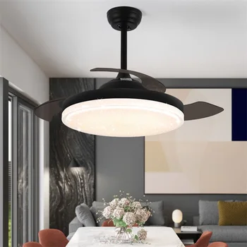 FE Moderne Loft Ventilator Lys 3 Farver LED Med Fjernbetjeningen Hjem Dekorative Hjem Til Spisestue, Soveværelse Restaurant