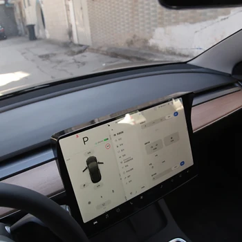For Tesla Model 3 Y 2021 Køretøj Navigator Parasol Visir GPS Navigation Søn Hætte Anti Reflekterende Blok