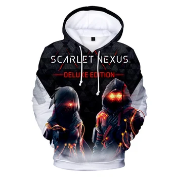Hot Salg Mænds Tøj, den Karminrøde Nexus Spil 3D Sweatshirt Hoodie Casual Kpop Streetwear Voksen Kids langærmet Trøjer Toppe