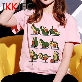 Avocado t-shirt top tees kvindelige grunge japansk tumblr grafiske tees kvinder harajuku kawaii top tees tshirt streetwear