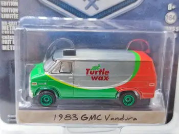 Grønt lys 1:64 Turtle Wax -1983 GMC Vandura Støbt Samling af Die-casting Simulering Legering Model Bil, Børn Legetøj