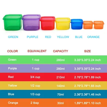 14pcs Genanvendelige Frokost kassens Etiket Indgraveret Kodet 21 Dages Kost Planer Del Kontrol Container til Opbevaring af Mad Stabelbare Sund kost