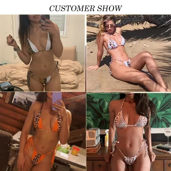 Bikini 2020 damer badetøj kvinder Sexet badedragt Kvindelige badetøj, Sommer, strand slid Micro bikini sæt