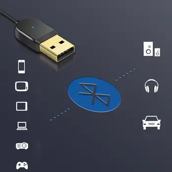 Bluetooth-5.0 Modtager Bil AUX 3,5 mm Jack Trådløse Stereo-Opkald BT Adapter Hænder-gratis Musik Senderen Mic-Dongle 5,0 Lyd C5Y2
