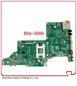 DA0LX6MB6H1 DA0LX6MB6D0 630281-001 Til HP DV6T DV6-3000 Laptop bundkort Med HM55 DDR3 Fuldt ud Testet