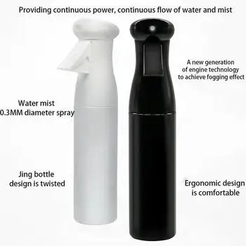 ABS Roterende Dyse Have Hjem Flasken Ultra-fin Spray Flaske Rengøringsmiddel Deodorant Tom Flaske højtryks-Vand Flaske