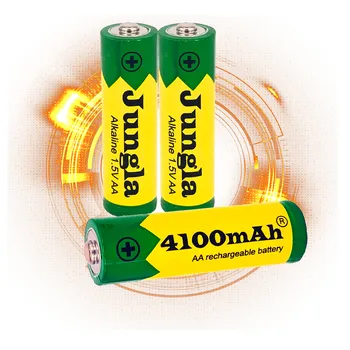 NYESTE 4100 MAH 1,5 V AA alkaline nye genopladelige batteri for light-emitting legetøj et LED mp3-gratis levering