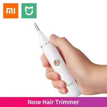 Xiaomi Mijia Næsehårstrimmer Elektrisk Shaver Skæg Clipper Rengøring Bærbare Hårfjerning Razor Smertefri Øjenbryn Trimmer
