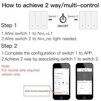 Tuya ZigBee Smart Light Switch Med/uden Neutral Ledning Ingen Kondensator Behov for Intelligent Liv 1/2/3 Måde Arbejder Med Alexa, Google 2mqtt