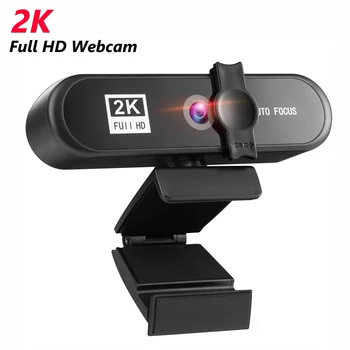 Full HD-2K Webcam Mini Computer PC WebCamera med Mikrofon Auto Fokus kamera for Live Video Broadcast-Opkald Konference