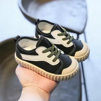 Sommer for Børn Lærred Sko, Mode koreanske Drenge Piger Casual Sneakers Åndbar Soft Non-slip Flade Sko Toddler Baby Sko