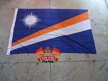 Marshall Islands national flag, polyester,120*180 CM,Anti-UV,Digital Udskrivning,flag king,Marshall-Øerne land banner