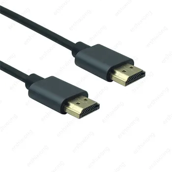 Aluminium legering 2k *4k HDMI-kompatibel mand til mand kabel 2.0 ultra-tynd HDMI-kabel til TV, værdiboks til bærbar projektor, PS3, PS4-kabel