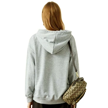 2021 Mors Dag Kvinder Hooded Pullover Mode moderkærlighed Serie Cotton Hættetrøje Foråret Løs Hættetrøje Fashion Sort