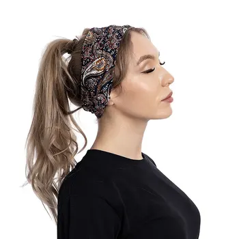 Kvinder, Mode, Sport 3D-Print Elastisk Pandebånd Åndbar Hurtig Tør Yoga Kører Hair-Band Elastik, Non-slip Turban Headwraps