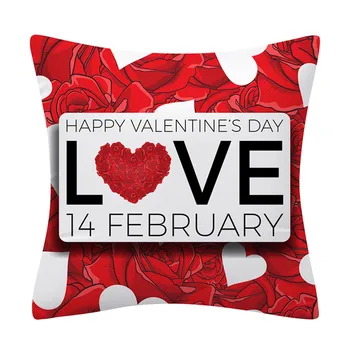 Ouneed pudebetræk Valentine ' s Day pudebetræk Kærlighed Breve Sofa Smide pudebetræk Home Decor animeative cojines almofadas