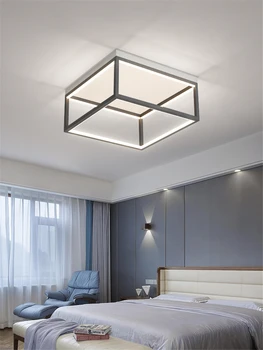 Moderne Enkel Firkantet LED Loft Lys Stue Spisestue Armatur Soveværelser, Studere, Badeværelse Model Værelses Hjem Indretning Loft Lampe