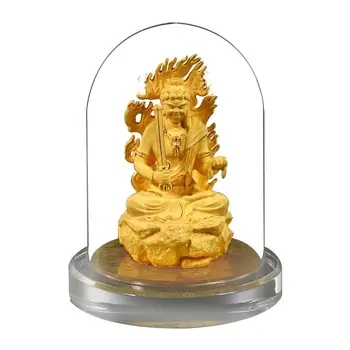 Høj kvalitet, lille Buddha statue 24K Guld heldig metal mini-Buddha-statue bil vedhæng ornament