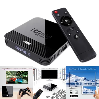 H96 MINI H8 Android-9.0-TV-BOX 1+8G RK3228A Quad Core 4K Wifi BT4.0 Set-Top-Boks HDMI-Kompatibel Media Player