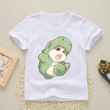 Søde Katte T-Shirt Børns Sommer 2021 Piger' Slid Tegnefilm Drenge Grafisk Print t-shirt Baby Toppe Animationsfilm Tøj,YKP135