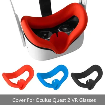 Silikone Eye Mask Dækning For Oculus Quest 2 VR Briller Anti-sved Anti-lækage Lys Blokering Eye Pad Cover Til Oculus Quest 2