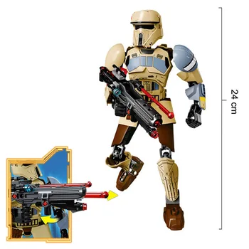 Star Wars Film Scarif Storm Kavaleri Fælles Løsøre Håndlavet Model Puslespil Assembly Building Block Boy Toy