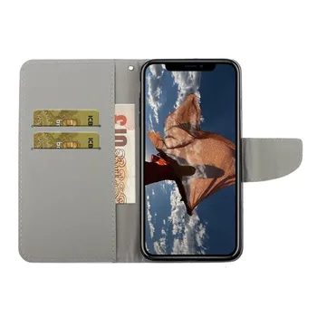 Flip Stand Case Til iPhone 12 Pro Max 12 Mini-11 Pro Max antal XS Antal XR-X Ti 10 XS 6 6S 7 8 Plus Wallet Cover Capa Coque Taske Sag